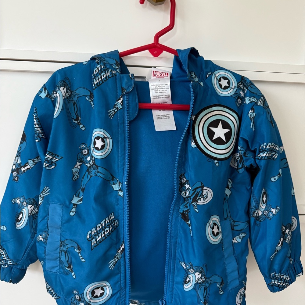 Marvel Blue Superhero Jacket